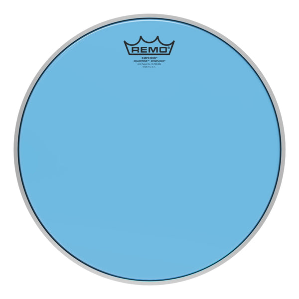 Remo Emperor Colortone Crimplock Blue 13" Tenor Drumhead - BE-0313-CT-BUMP