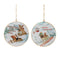 Melrose Sled and Ski Dogs Disc Ornament (Set of 6)