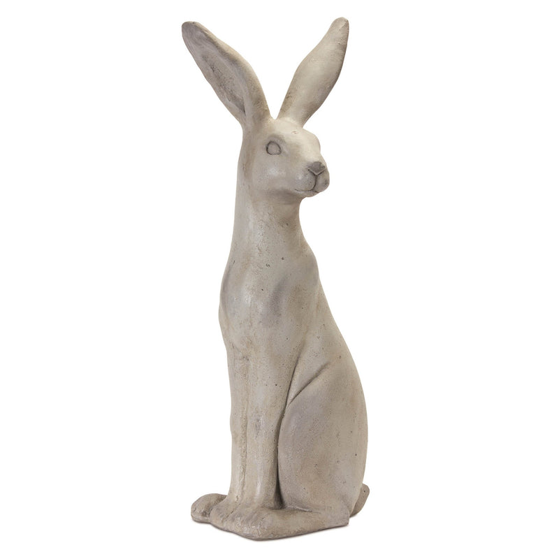 Melrose Natural Stone Sitting Rabbit Statue (Set of 2)