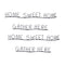 Melrose Gather and Home Sentiment Decor (Set of 4)