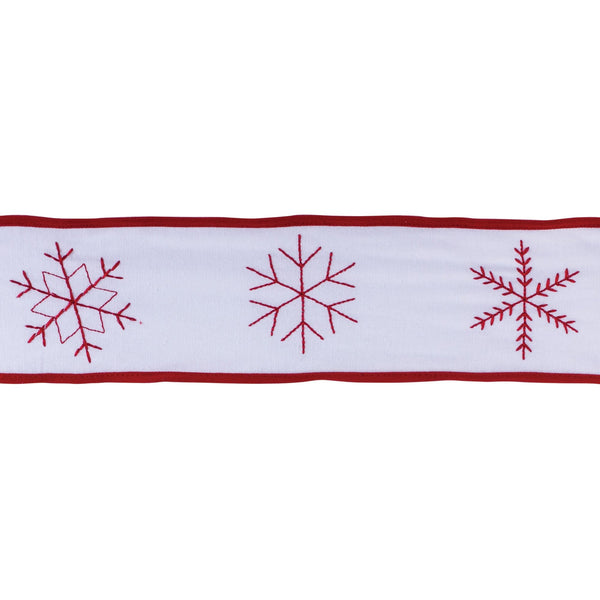 Melrose Holiday Snowflake Ribbon (Set of 2)