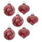 Melrose Marble Painted Glass Ornament (Set of 6)