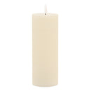 Melrose FIA Wick Ivory Pillar Candle (Set of 2)