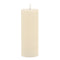Melrose FIA Wick Ivory Pillar Candle (Set of 2)
