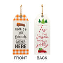 Melrose Reversible Fall Friends and Jolly Holiday Tag 23.5"H