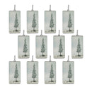 Melrose Tis the Season Pine Tree Ornament (Set of 12)