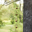 Melrose Bird Rain Chain 70"L Iron Bronze Color