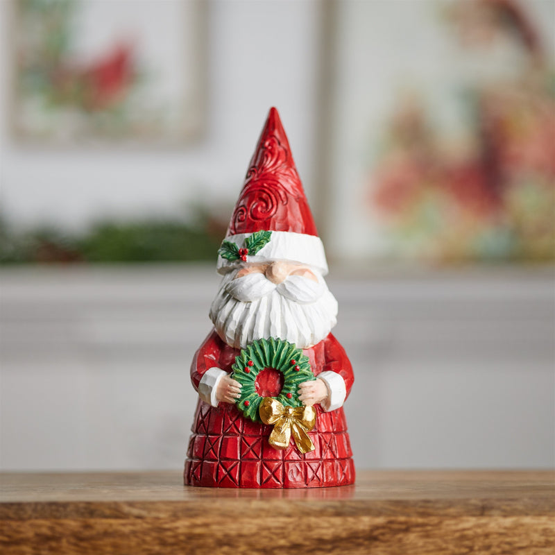 Melrose Holiday Santa Figurine 8.5"H