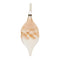 Amber Ombre Wavy Glass Ornament (Set of 12)