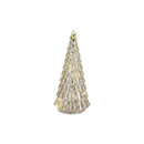 Melrose LED Lighted Mercury Glass Holiday Tree Decor (Set of 4)