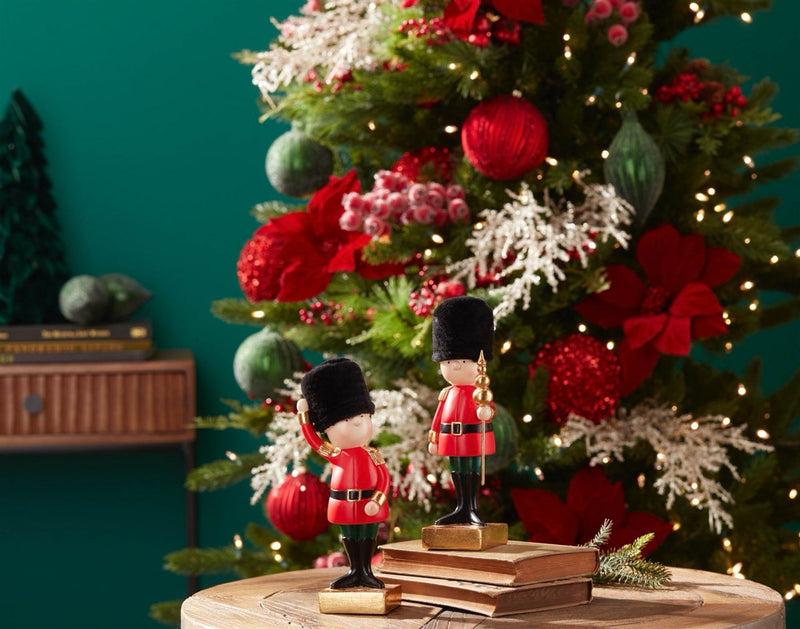 Melrose Holiday Nutcracker Soldier Figurine (Set of 2)