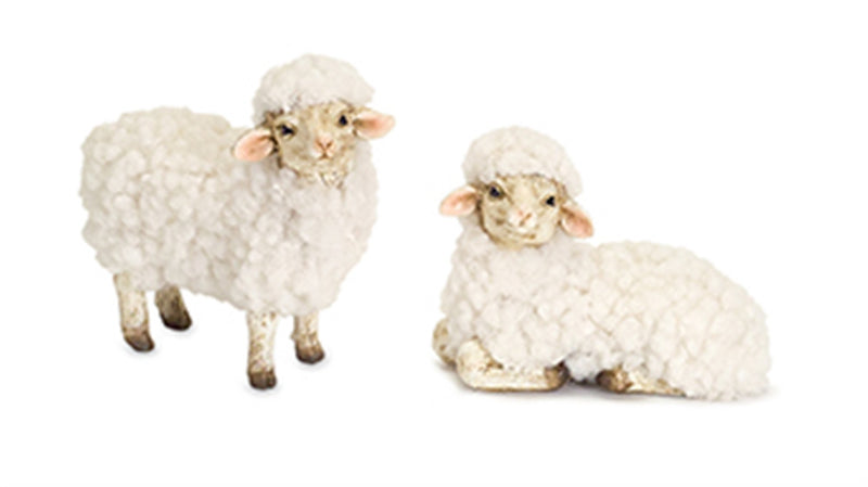 Melrose Happy Tabletop Sheep Figurine (Set of 8)