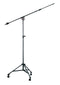Quik Lok A-50AM Height Adjustable Tripod Studio Boom Stand, Black with Casters