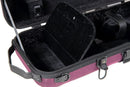 GEWA Bio-A 4/4-1/2 Violin Case Oblong - Violet - Music Pocket & Neck Pad - New Open Box