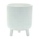 Melrose Ribbed Stone Footed Planter Set of 2 Planter, Ribbed, Dolomite