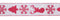 Melrose Red and White Deer and Tree Wired Ribbon (Set of 2)