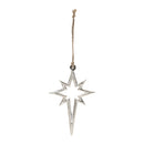 Melrose Metal Star Ornament (Set of 12)