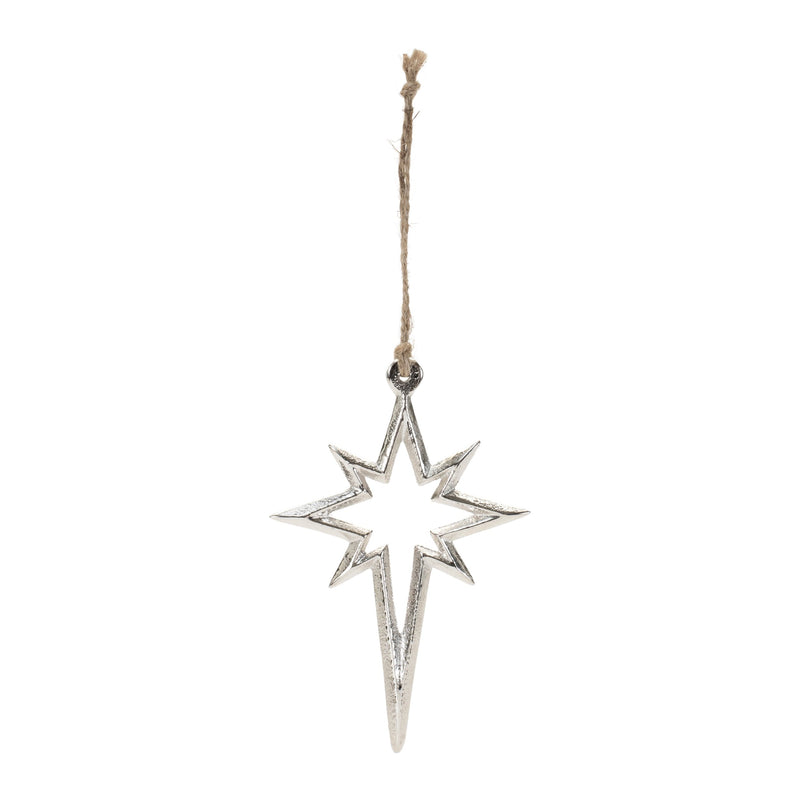 Melrose Metal Star Ornament (Set of 12)