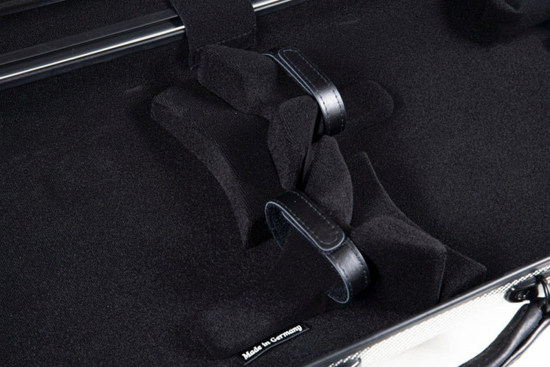 GEWA Idea 3.3 Double 4/4 Violin Case - Silver/Black Titanium