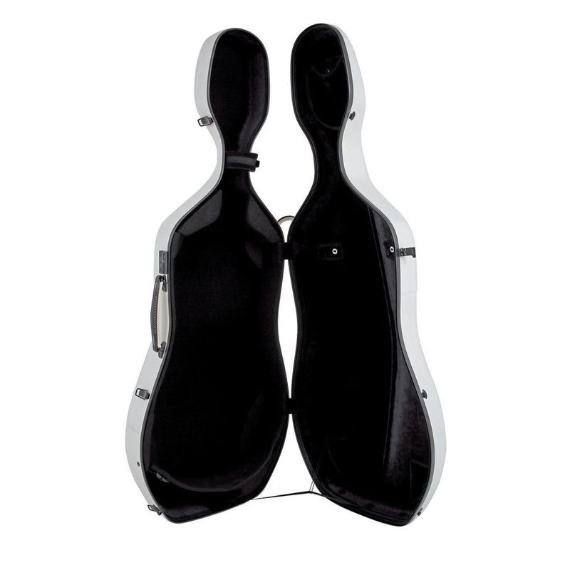 Gewa Air 3.9 4/4 Cello Case Thermoplast - White/Black