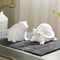 Melrose Etched Frog and Turtle Figurine (Set of 2)