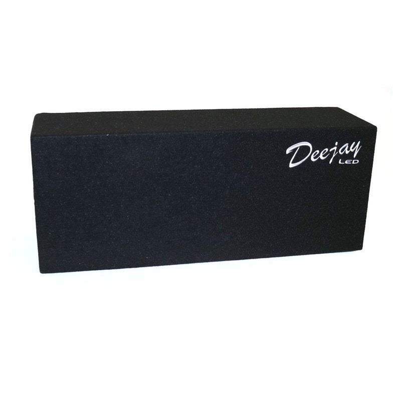 DEEJAY LED 8" Dual Woofer & Tweeter Empty Chuchera Speaker Enclosure – Green