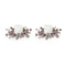 Melrose Flocked Pine Cone Candle Ring (Set of 2)