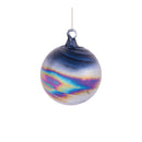 Melrose Iridescent Swirled Glass Ornament (Set of 12)