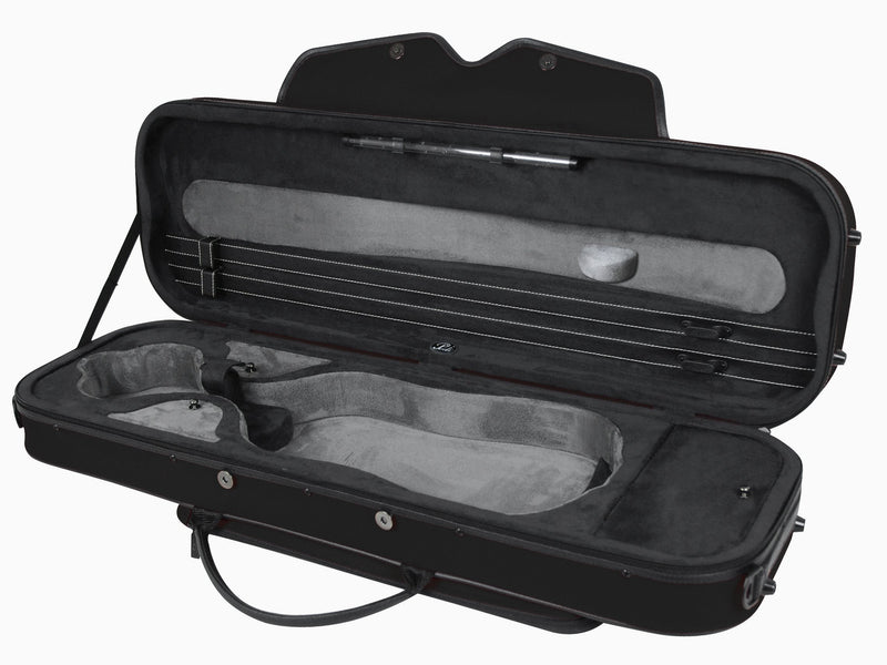 Pedi NiteFlash 4/4 Violin Case Black/Grey – Lightweight w/ Steel-Shield