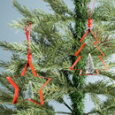 Melrose Star and Pine Tree Cookie Cutter Ornament (Set of 6)