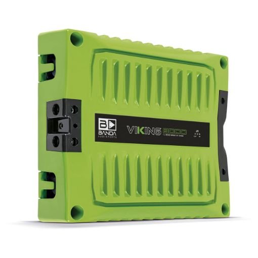 Banda VIK8000.2GREEN 8000W RMS 1ch 2Ω Green Competition Amplifier HighPower Mono