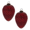 Melrose Hobnail Glass Cone Ornament (Set of 2)