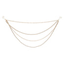 Melrose Pearl Bead and Chain Link Garland (Set of 2)