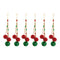 Melrose Sleigh Bell Drop Ornament (Set of 6)