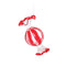 Melrose Glass Peppermint Candy Ornament (Set of 12)
