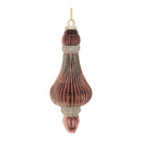 Melrose Ribbed Glass Drop Ornament (Set of 6)