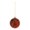 Amber Glass Ball Ornament (Set of 12)