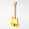 Loog Pro Electric 3‑String Kids Guitar - Yellow - LGPROEY