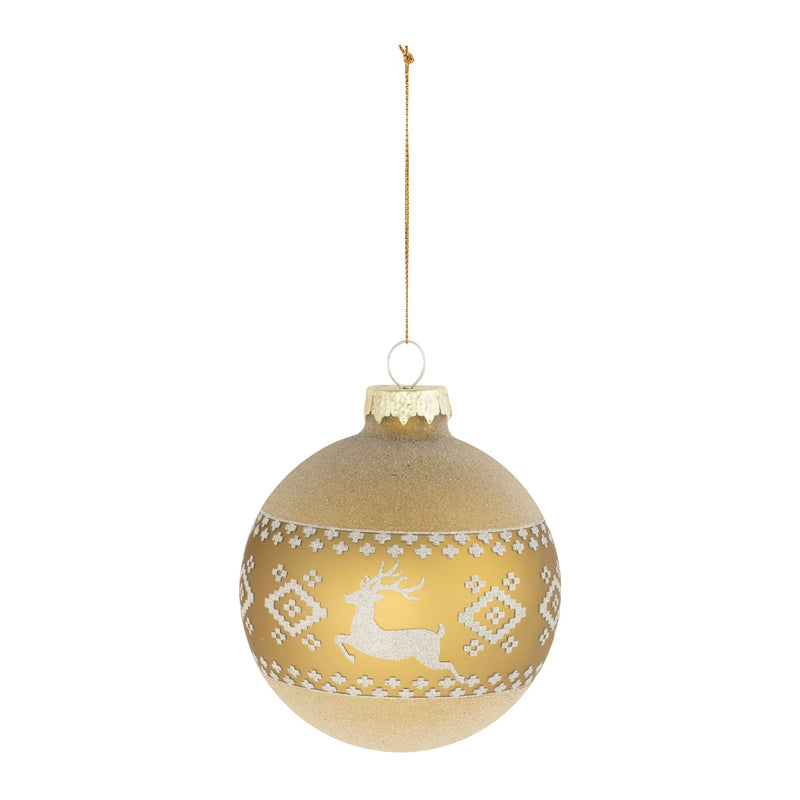 Melrose Festive Ball Ornament (Set of 12)