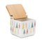 Melrose Ceramic Pine Tree Print Box (Set of 2)