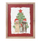 Melrose Framed Holiday Dogs and Christmas Tree Print 15"H