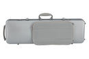 GEWA PURE Violin Case Polycarbonate Silver "Fun" Oblong w/Subway Handle 4/4-3/4