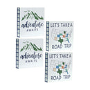 Melrose Wood Adventure Block Sentiment Sign Wall Decor, Rustic