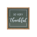 Melrose Gather and Thankful Sentiment Sign (Set of 2)
