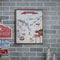 Melrose Framed Dog Ski Resort Print 20"H