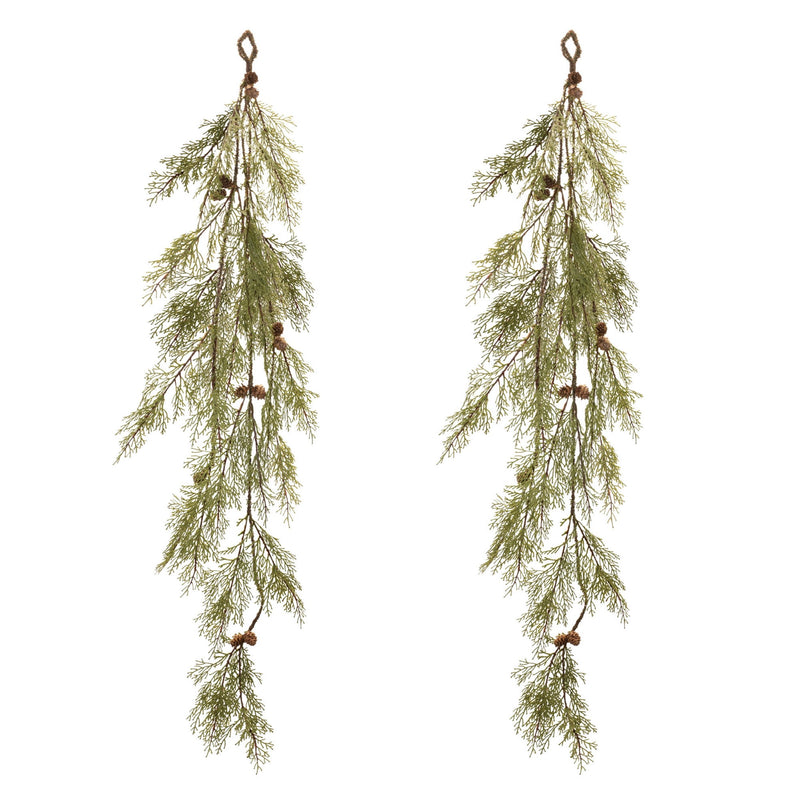 Melrose Pine and Pinecone Garland (Set of 2)