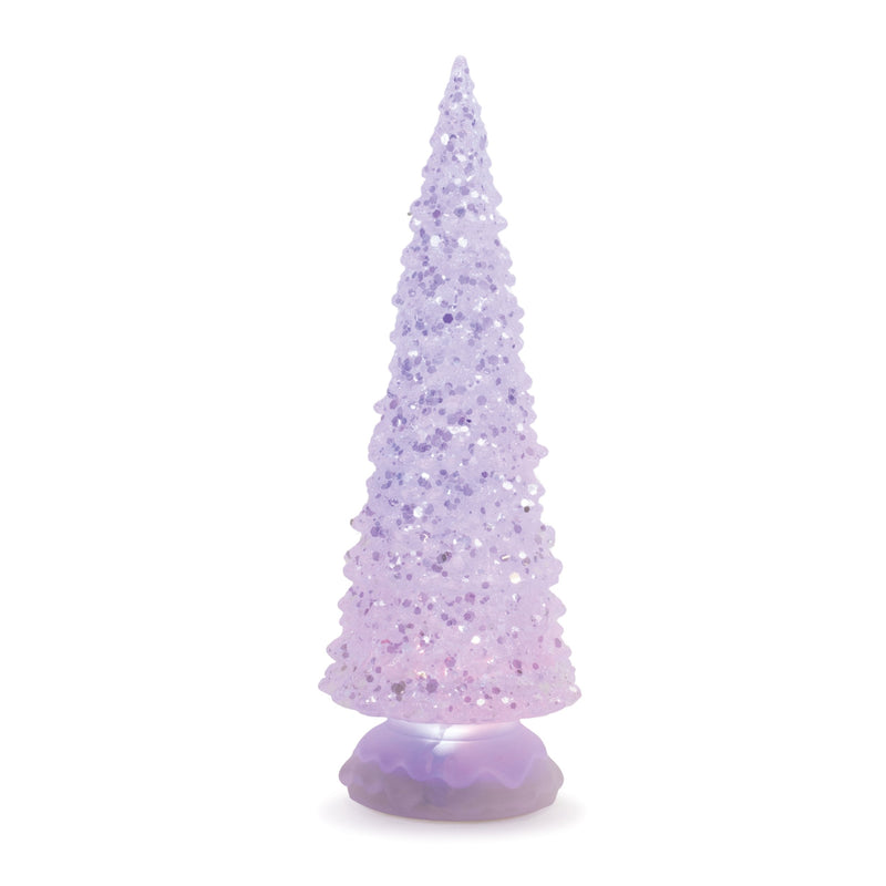 Melrose LED Multicolor Textured Glass Tree (Set of 3)