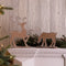 Melrose Wicker Design Deer Silhouette Decor (Set of 2)