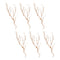 Melrose Glittered Bronze Twig Branch (Set of 6)
