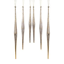 Melrose Gold and Silver Ombre Drop Ornament (Set of 6)